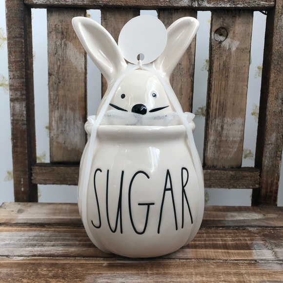Rae Dunn Other - Rae Dunn Sugar Bunny Rabbit Head Canister